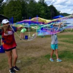 Camp Pack — Giant Bubble Kit in use
